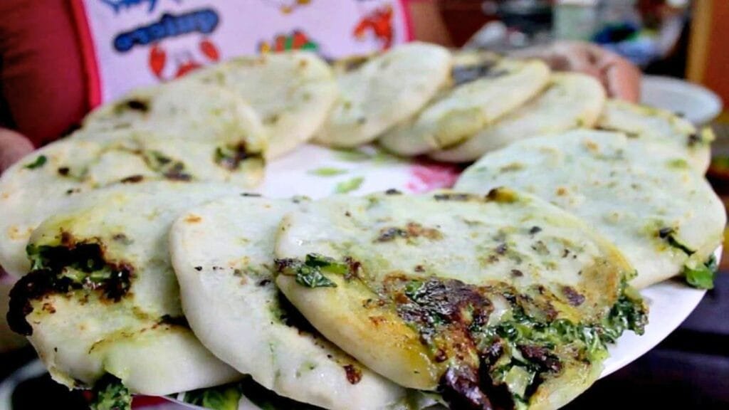 pupusas de mora